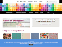 Tablet Screenshot of bordadosypatchworkamelia.com